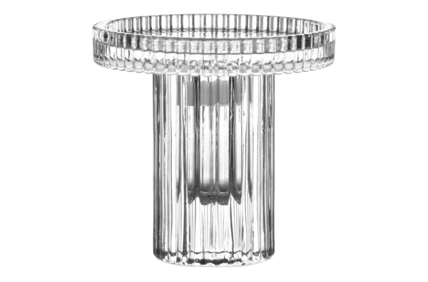Подсвечник Decor de table Картуш 9,6 см, 2в1, съемная чаша, стекло