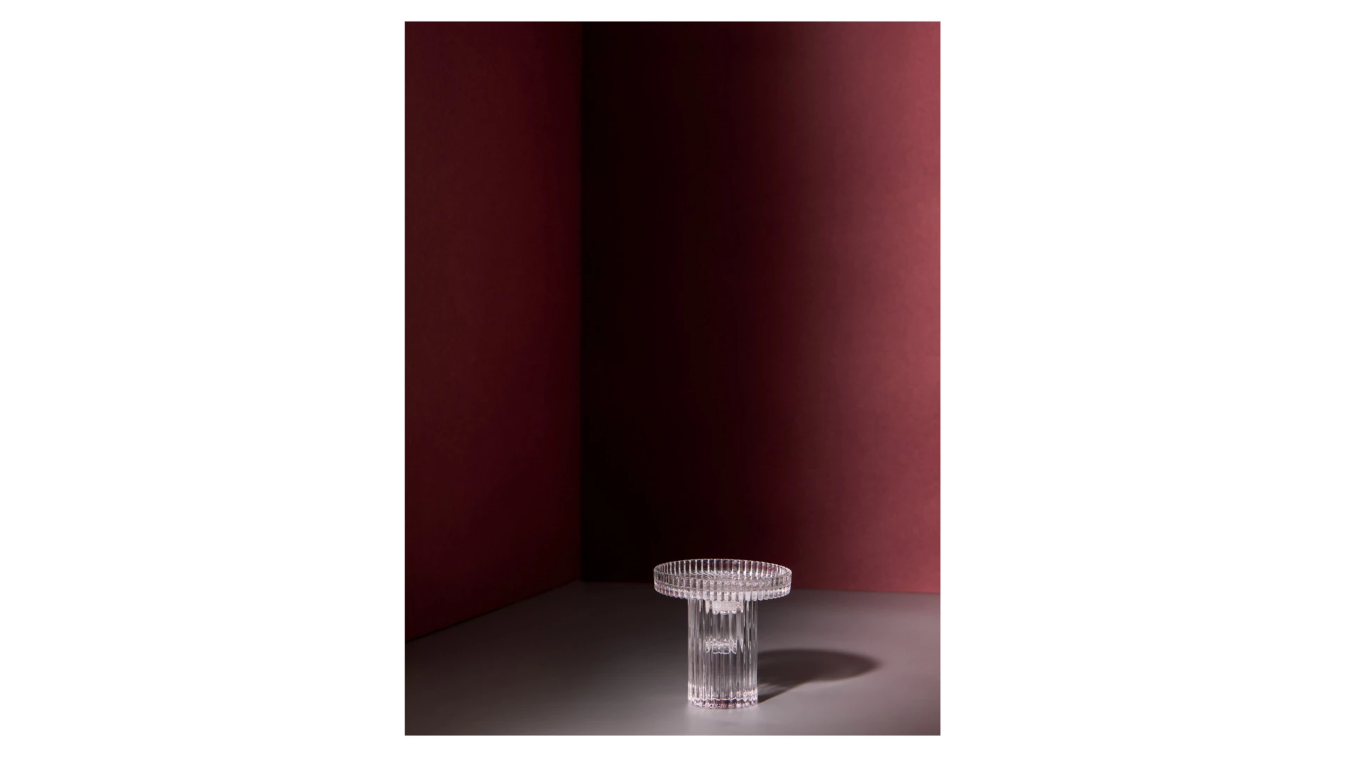 Подсвечник Decor de table Картуш 9,6 см, 2в1, съемная чаша, стекло
