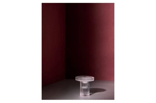 Подсвечник Decor de table Картуш 9,6 см, 2в1, съемная чаша, стекло