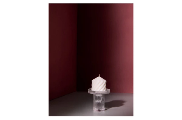 Подсвечник Decor de table Картуш 9,6 см, 2в1, съемная чаша, стекло