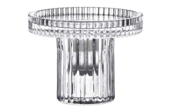 Подсвечник Decor de table Картуш 7,6 см, 2в1, съемная чаша, стекло