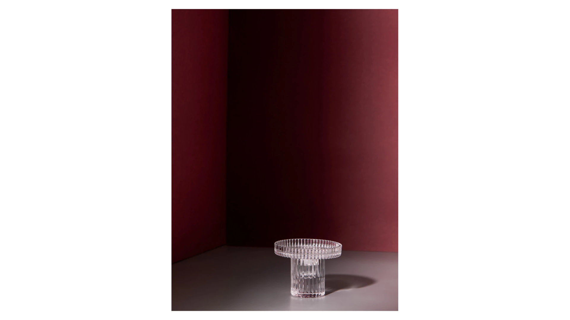 Подсвечник Decor de table Картуш 7,6 см, 2в1, съемная чаша, стекло