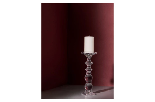 Подсвечник Decor de table Ле Прованс 26,5 см, 2в1, стекло