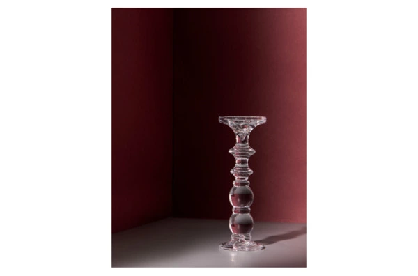 Подсвечник Decor de table Ле Прованс 26,5 см, 2в1, стекло