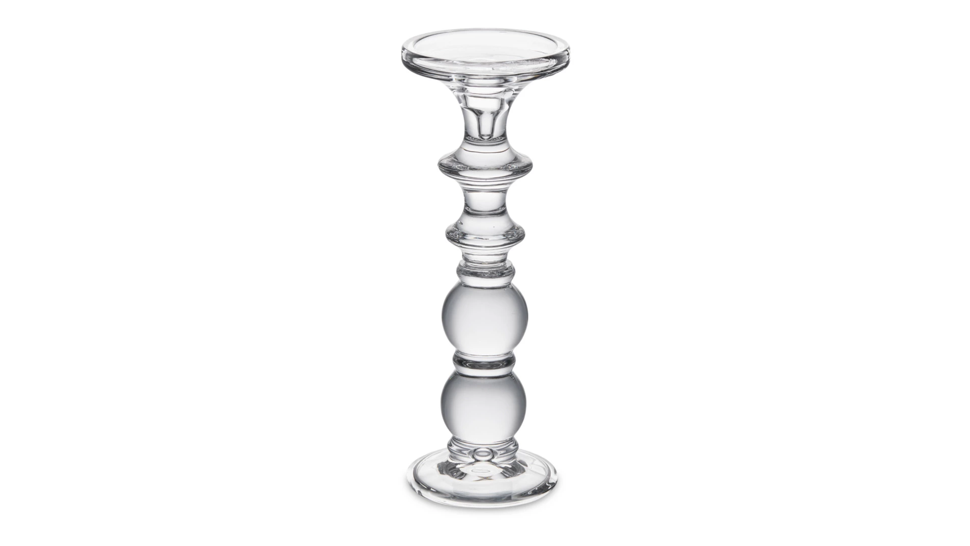 Подсвечник Decor de table Ле Прованс 26,5 см, 2в1, стекло