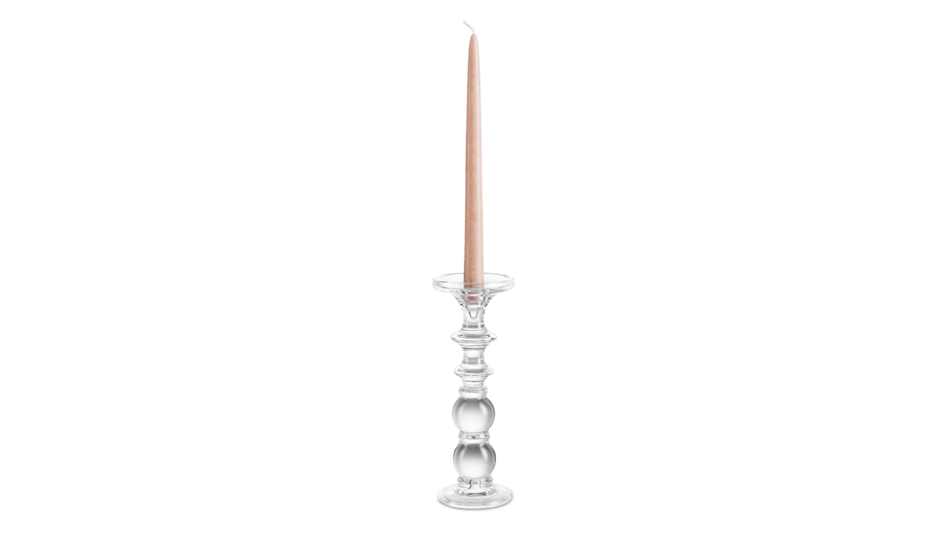 Подсвечник Decor de table Ле Прованс 26,5 см, 2в1, стекло