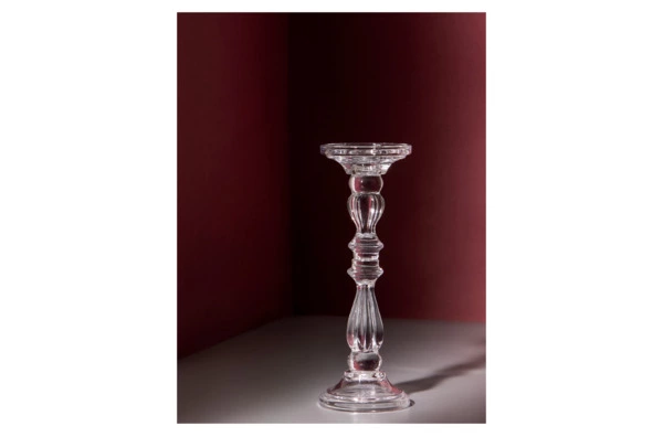 Подсвечник Decor de table Ле Прованс 28,5 см, 2в1, стекло