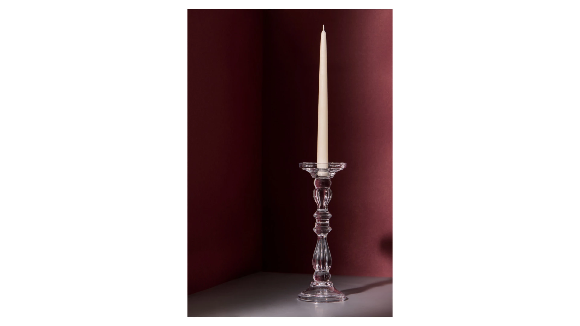 Подсвечник Decor de table Ле Прованс 28,5 см, 2в1, стекло