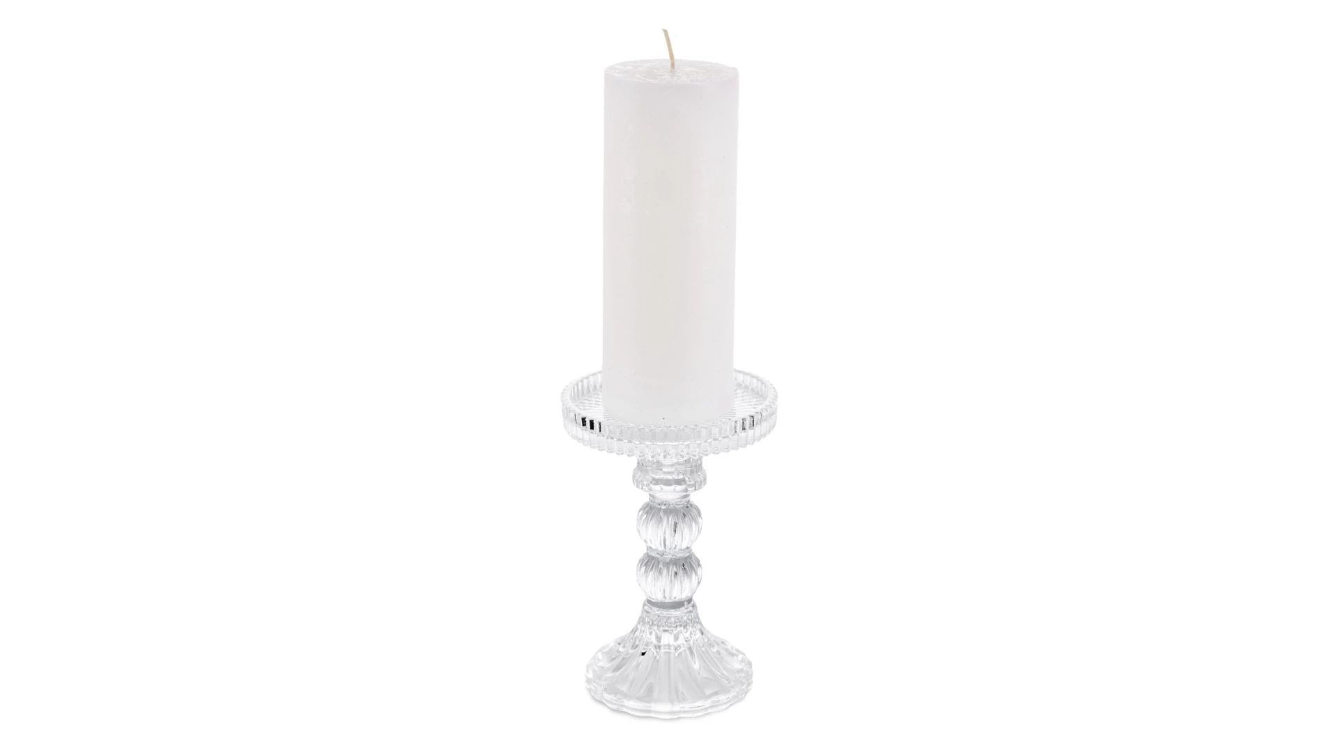 Подсвечник Decor de table Ле Классик 14 см, съемная чаша, стекло