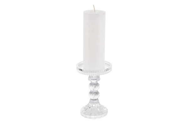 Подсвечник Decor de table Ле Классик 14 см, съемная чаша, стекло