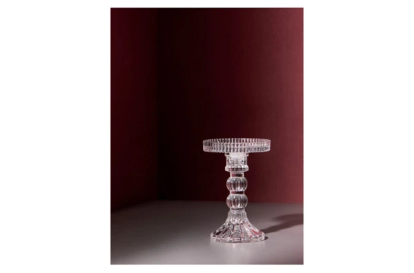 Подсвечник Decor de table Ле Классик 14 см, съемная чаша, стекло