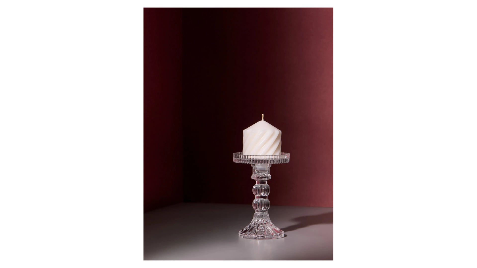 Подсвечник Decor de table Ле Классик 14 см, съемная чаша, стекло