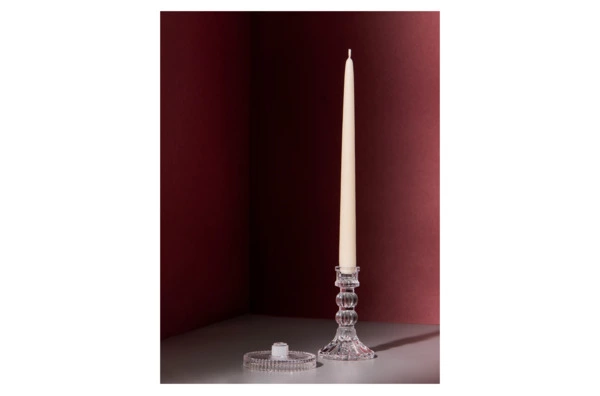 Подсвечник Decor de table Ле Классик 14 см, съемная чаша, стекло