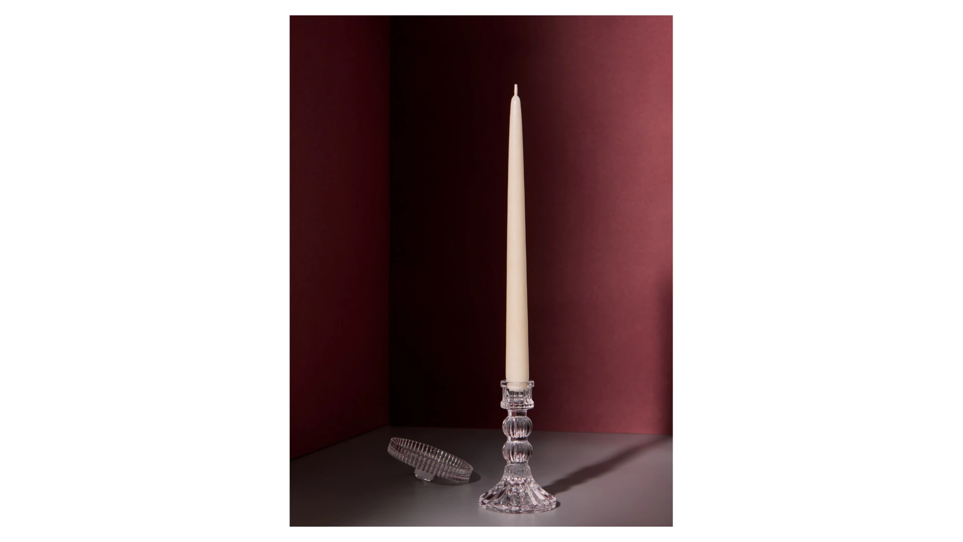 Подсвечник Decor de table Ле Классик 14 см, съемная чаша, стекло