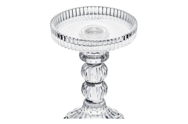 Подсвечник Decor de table Ле Классик 14 см, съемная чаша, стекло