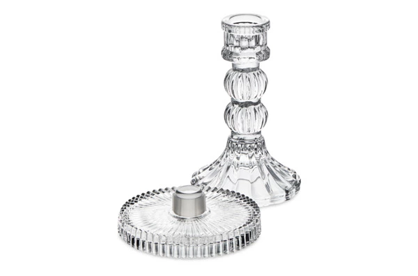 Подсвечник Decor de table Ле Классик 14 см, съемная чаша, стекло