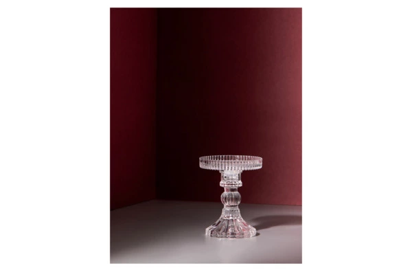 Подсвечник Decor de table Ле Классик 12 см, съемная чаша, стекло