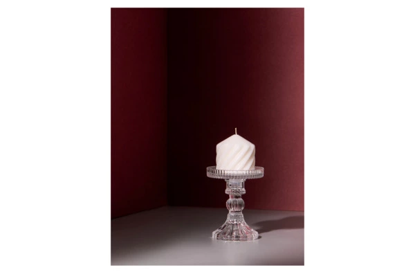 Подсвечник Decor de table Ле Классик 12 см, съемная чаша, стекло