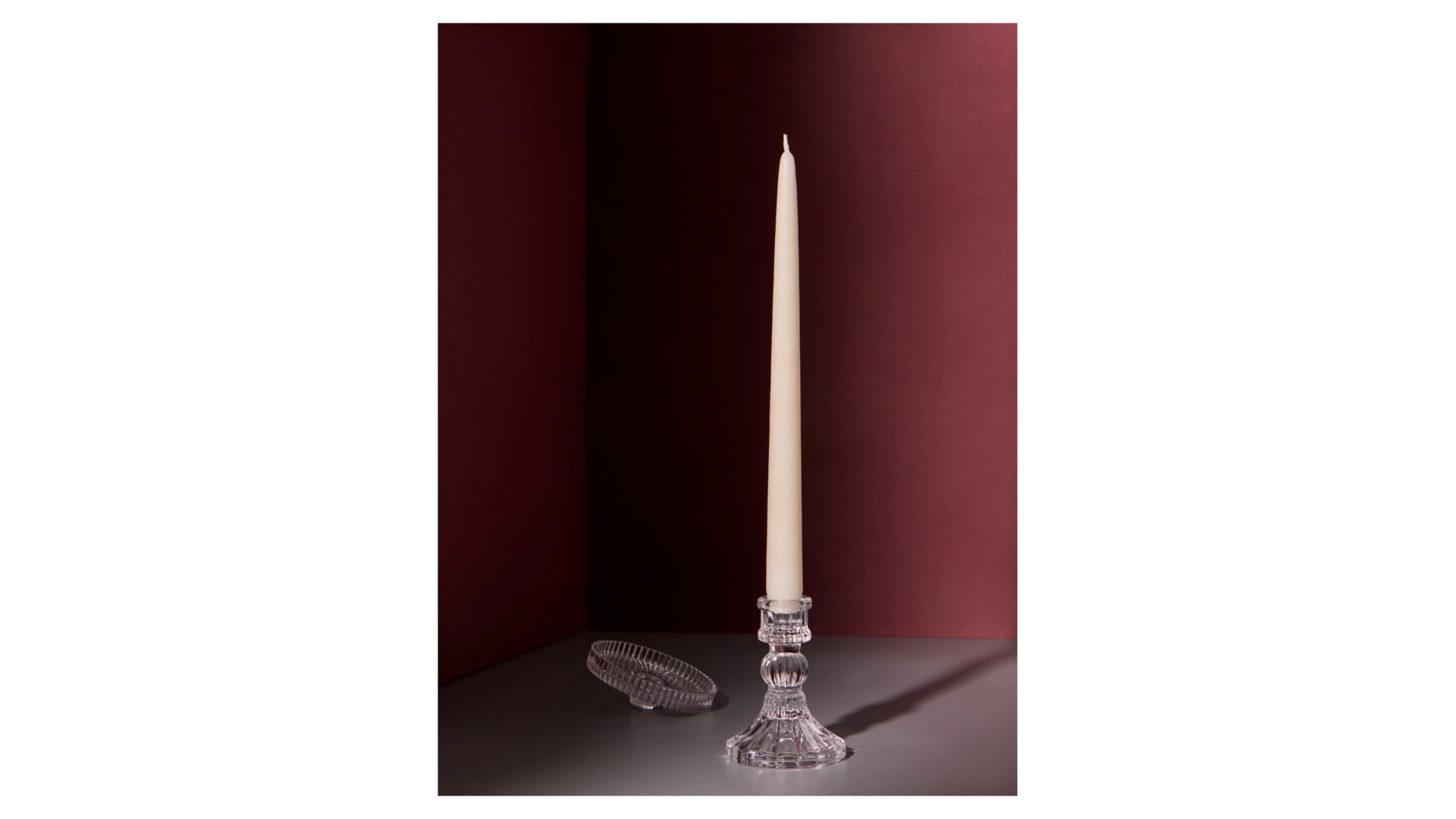 Подсвечник Decor de table Ле Классик 12 см, съемная чаша, стекло