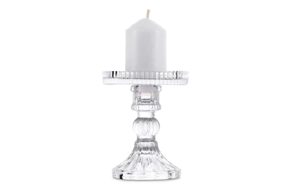 Подсвечник Decor de table Ле Классик 12 см, съемная чаша, стекло