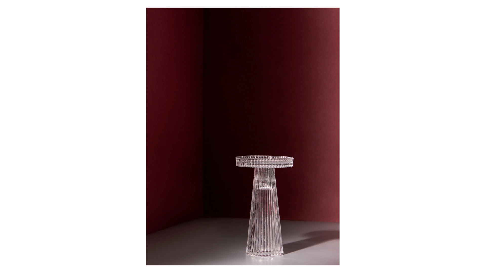 Подсвечник Decor de table Ле Кон 16,5 см, стекло