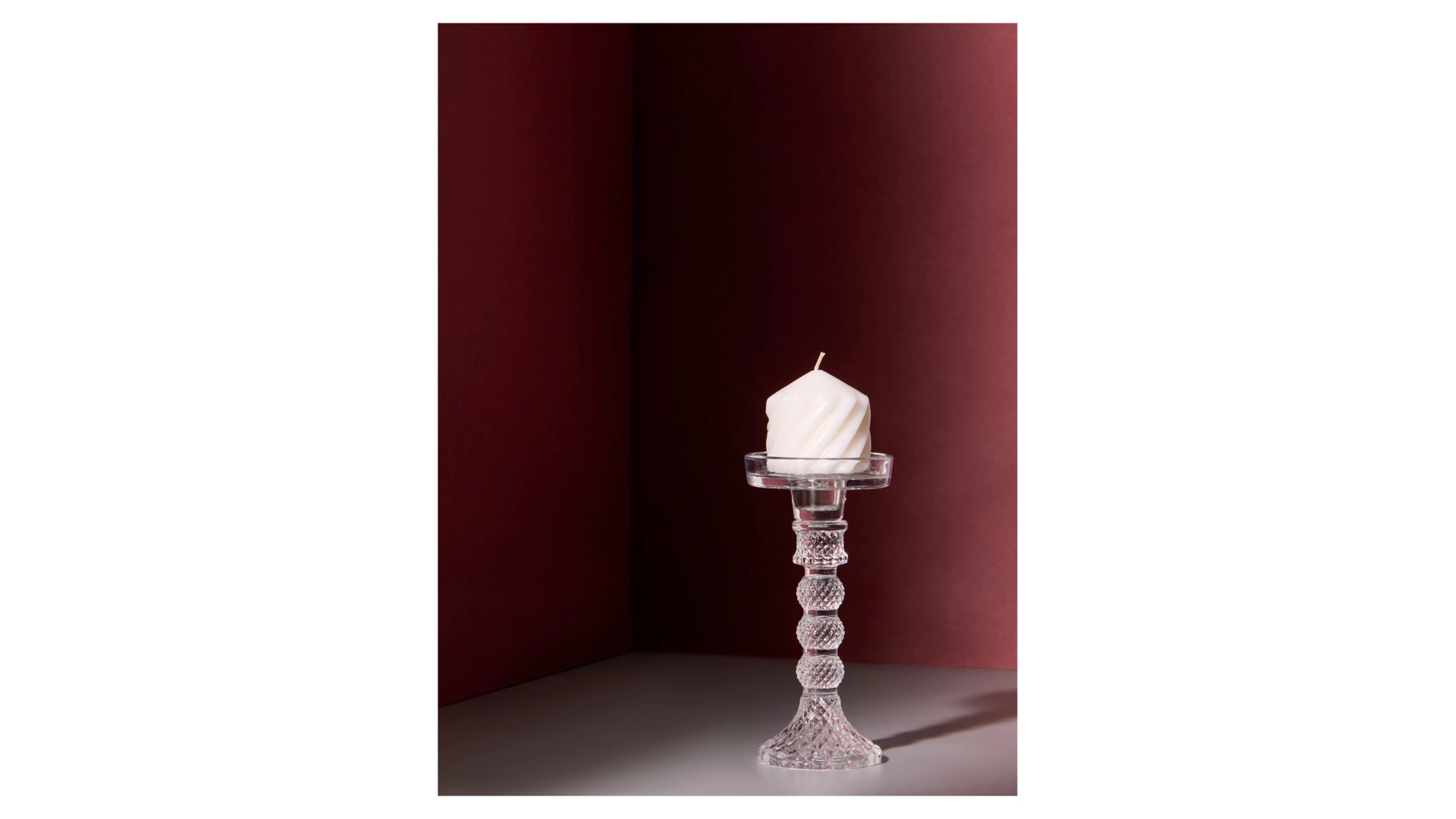 Подсвечник Decor de table Ле Прованс 19,5 см, 2в1, стекло