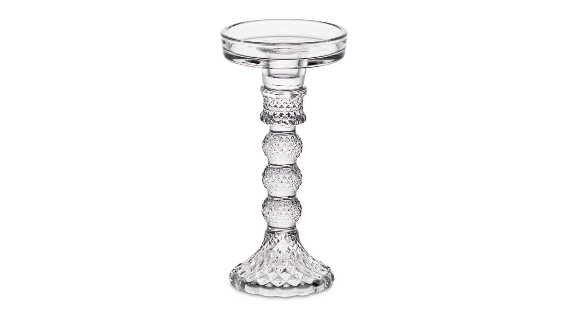 Подсвечник Decor de table Ле Прованс 19,5 см, 2в1, стекло