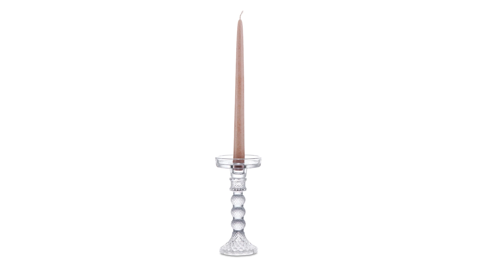 Подсвечник Decor de table Ле Прованс 19,5 см, 2в1, стекло