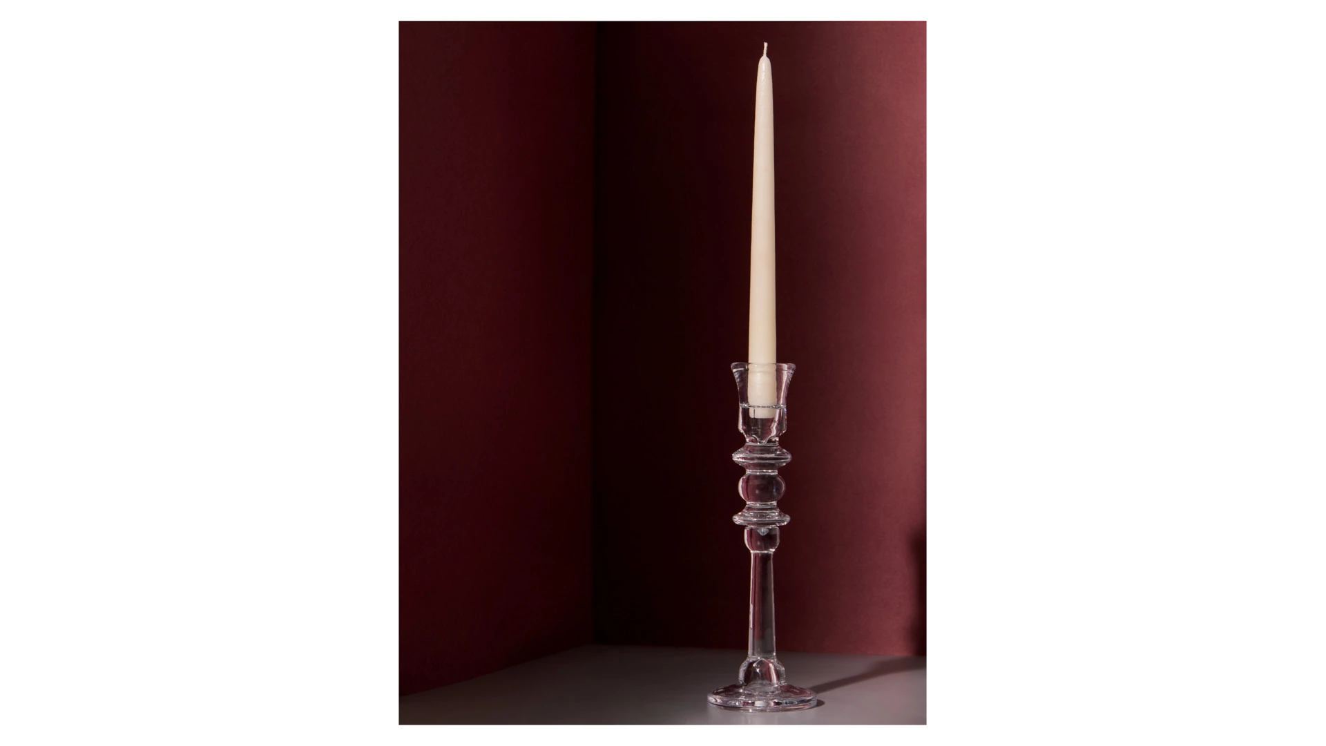 Подсвечник Decor de table Ле Прованс 28,5 см, 2 в 1, стекло