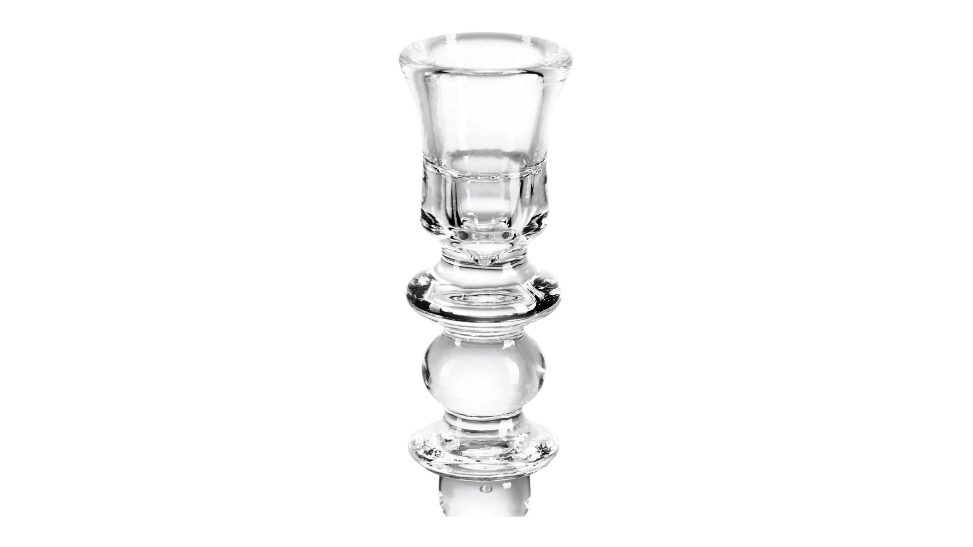 Подсвечник Decor de table Ле Прованс 28,5 см, 2 в 1, стекло