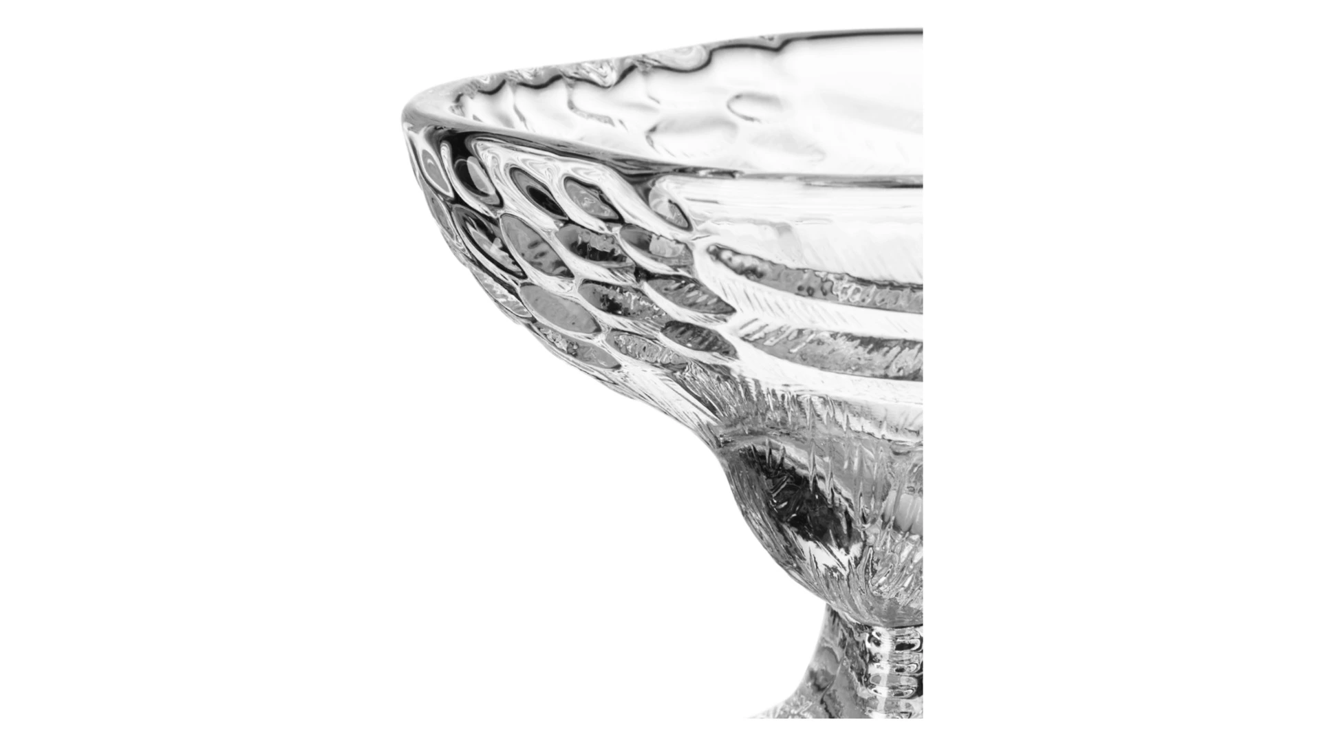 Конфетница Decor de table Петушок 15,5х21 см, стекло