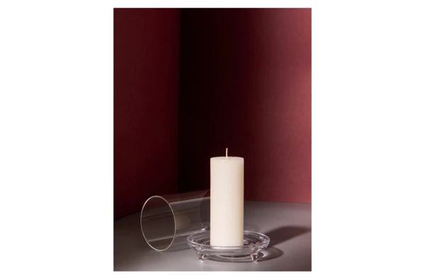 Подсвечник Decor de table Ле Жардин 17,5 см, съемная колба, стекло