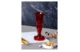 Подсвечник Decor de table Ноэль 22см, 2в1, стекло, красный