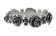 Набор колец для салфеток в футляре АргентА Розалия 6 шт 122,71 г, серебро 925