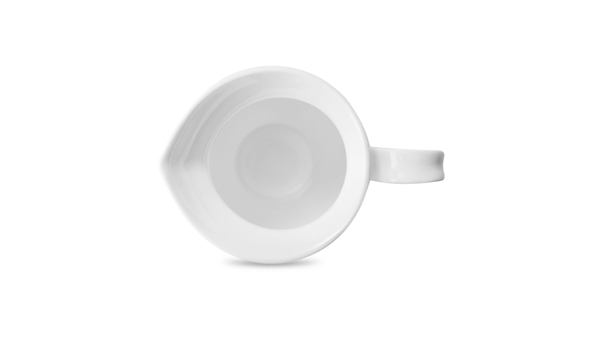 Молочник Decor de table Плиссе 230 мл, d8,6хh8,4 см, фарфор костяной, п/к