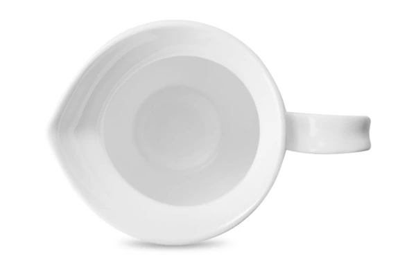 Молочник Decor de table Плиссе 230 мл, d8,6хh8,4 см, фарфор костяной, п/к