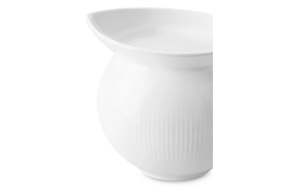 Молочник Decor de table Плиссе 230 мл, d8,6хh8,4 см, фарфор костяной, п/к