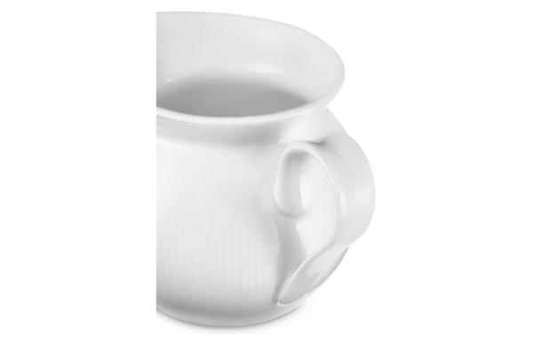 Молочник Decor de table Плиссе 230 мл, d8,6хh8,4 см, фарфор костяной, п/к