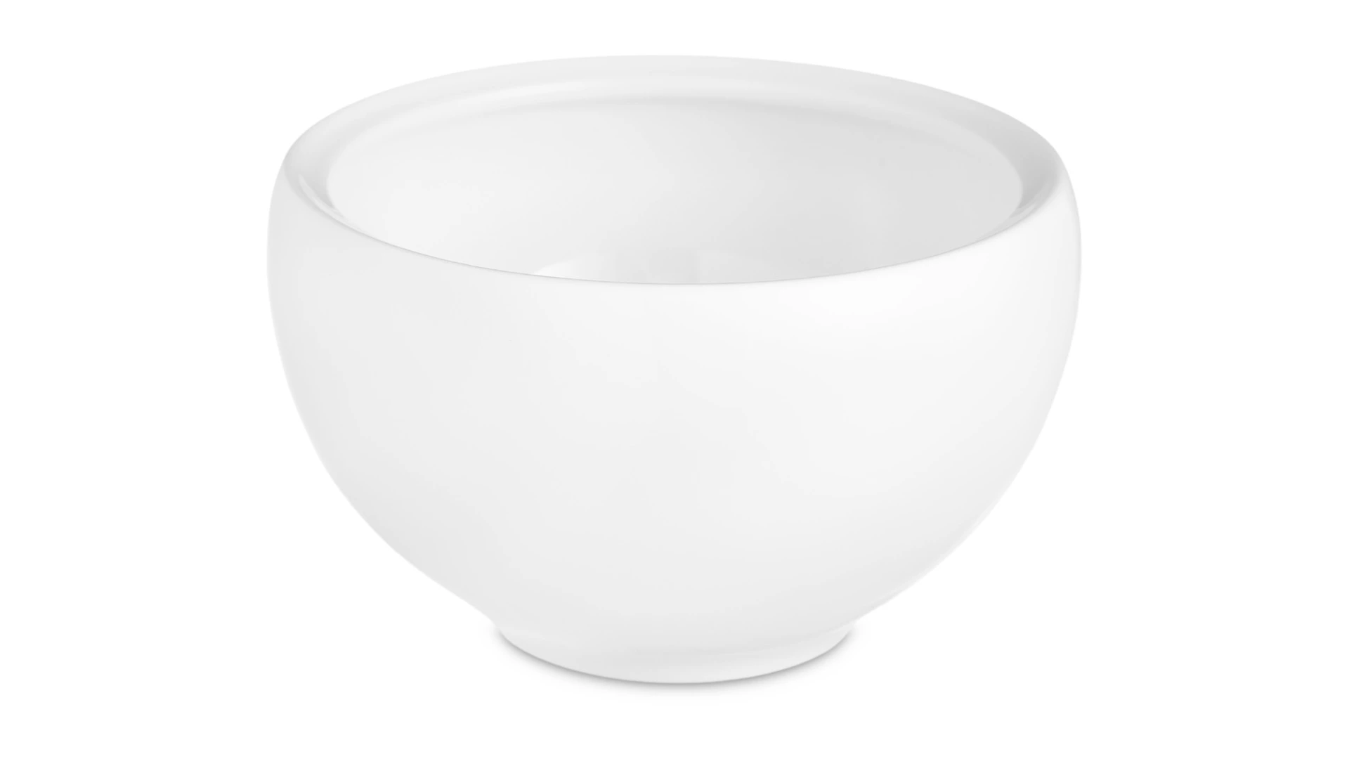 Сахарница Decor de table Плиссе 230 мл, d10хh11 см, фарфор костяной, п/к