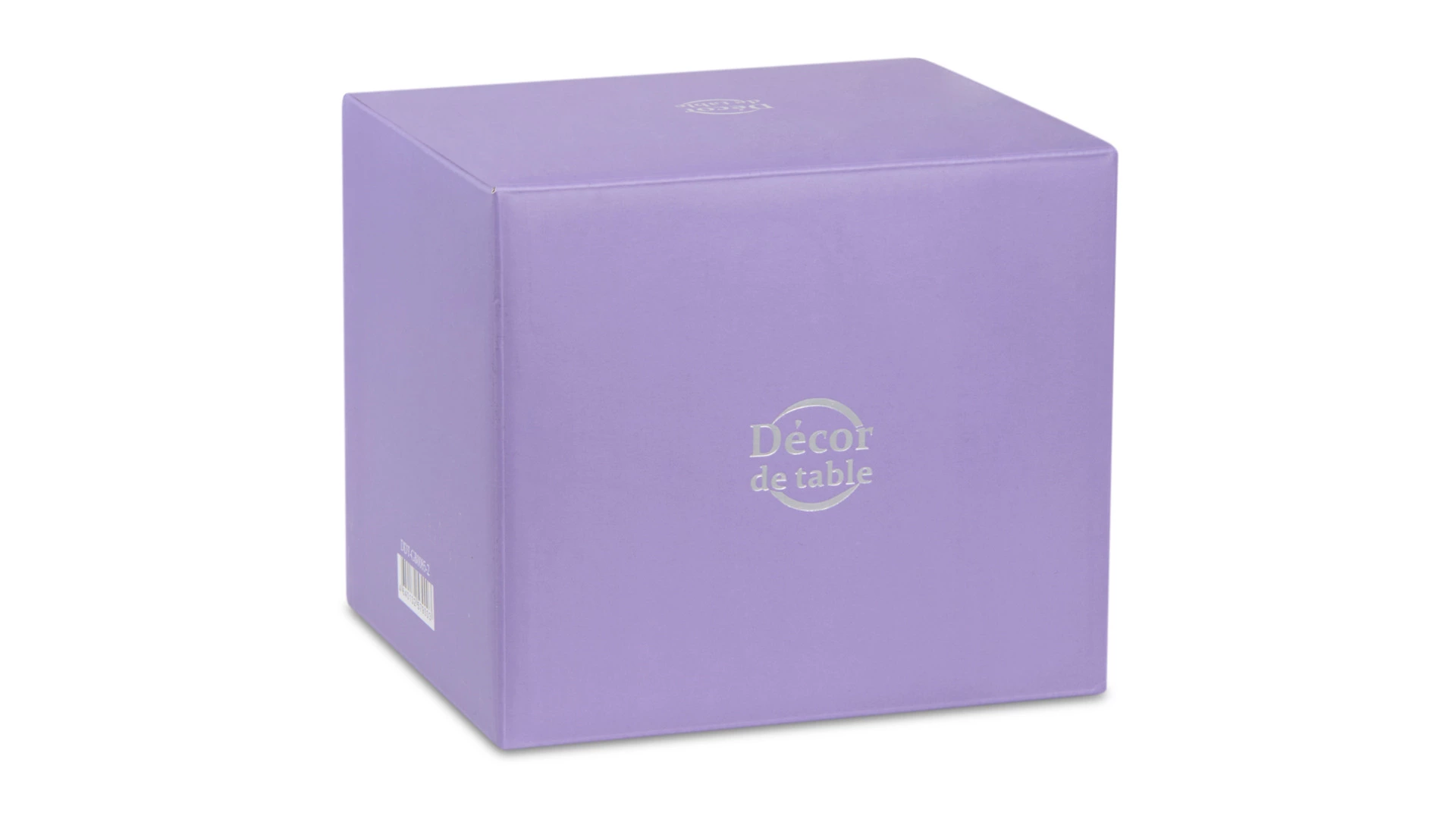 Сахарница Decor de table Плиссе 230 мл, d10хh11 см, фарфор костяной, п/к