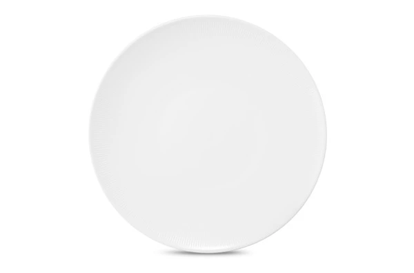 Тарелка десертная Decor de table Плиссе 19,4 см, фарфор костяной