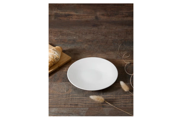 Набор тарелок десертных Decor de table Плиссе 19,4 см, 6 шт, фарфор костяной, п/к