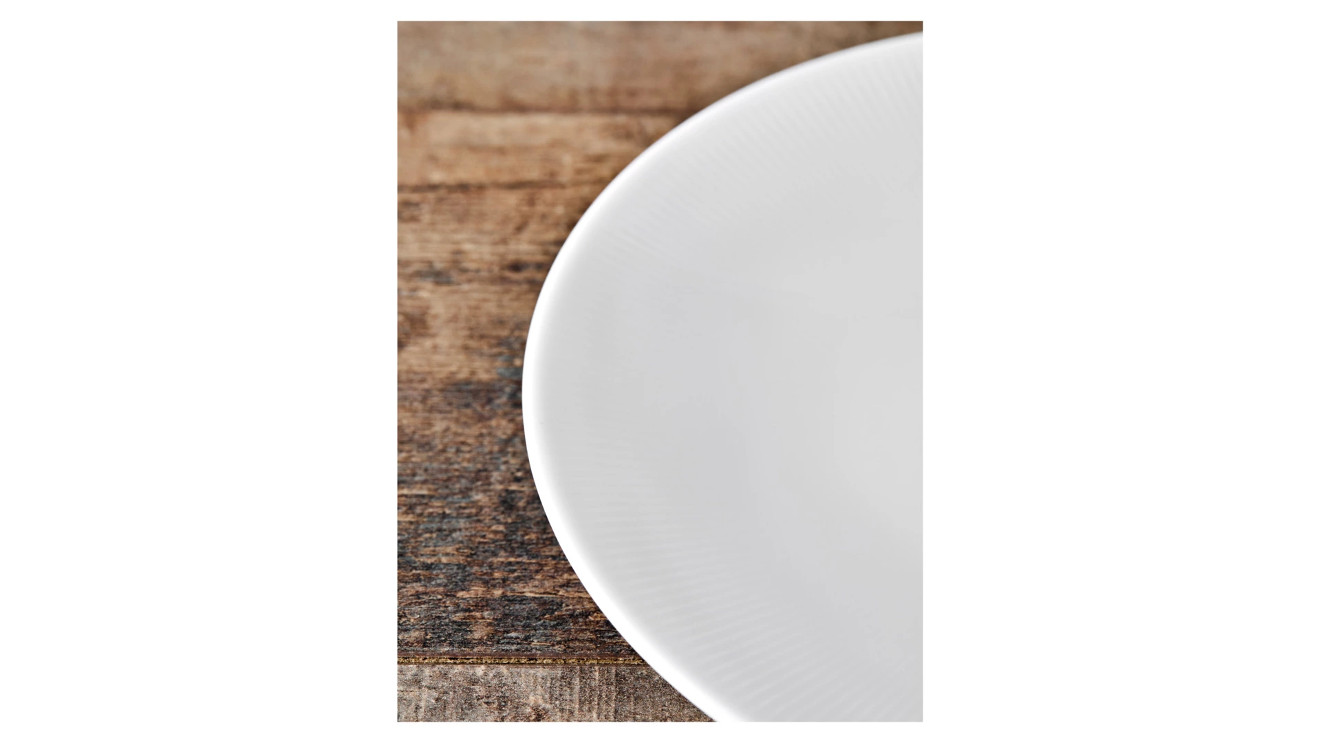 Набор тарелок десертных Decor de table Плиссе 19,4 см, 6 шт, фарфор костяной, п/к