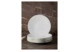 Набор тарелок десертных Decor de table Плиссе 19,4 см, 6 шт, фарфор костяной, п/к