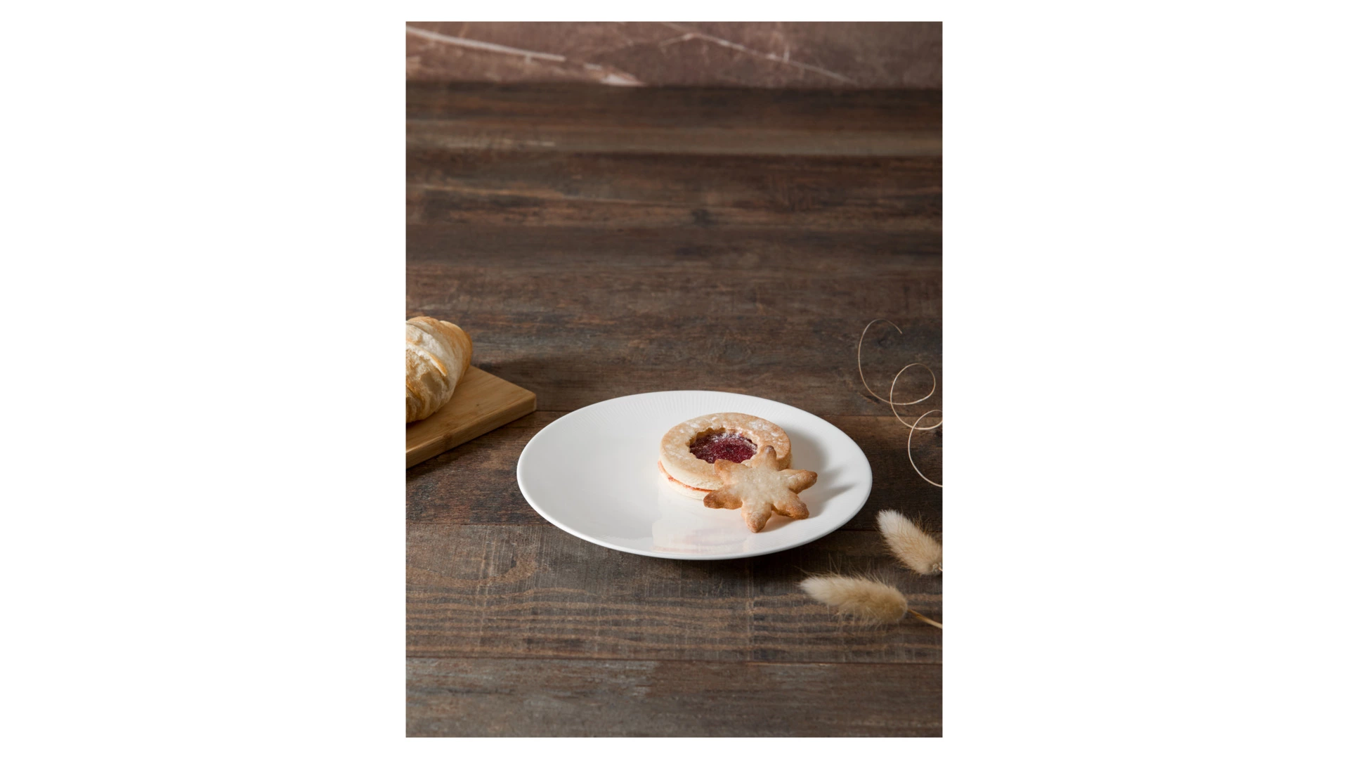 Набор тарелок десертных Decor de table Плиссе 19,4 см, 6 шт, фарфор костяной, п/к