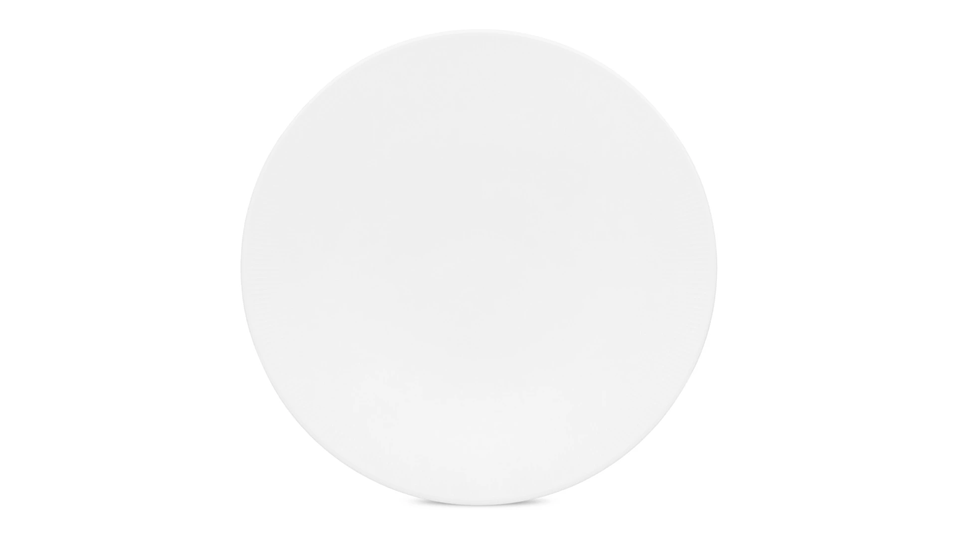 Тарелка закусочная Decor de table Плиссе 21,5 см, фарфор костяной