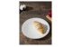 Тарелка закусочная Decor de table Плиссе 21,5 см, фарфор костяной