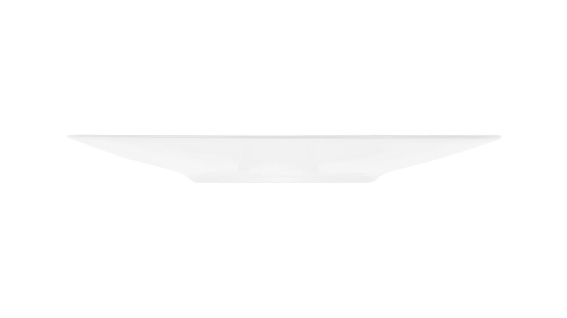 Набор тарелок закусочных Decor de table Плиссе 21,5 см, 6 шт, фарфор костяной, п/к