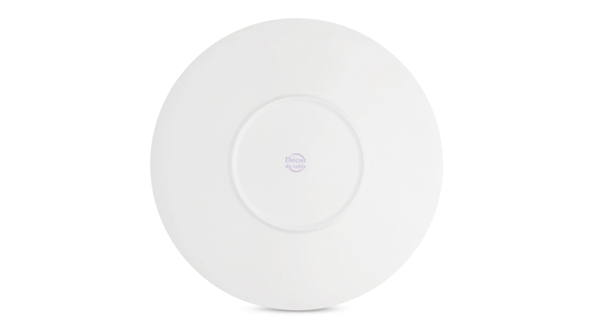 Набор тарелок обеденных Decor de table Плиссе 28,1 см, 6 шт, фарфор костяной, п/к