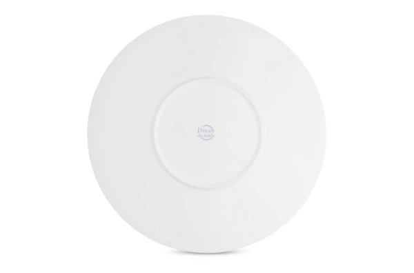 Набор тарелок обеденных Decor de table Плиссе 28,1 см, 6 шт, фарфор костяной, п/к